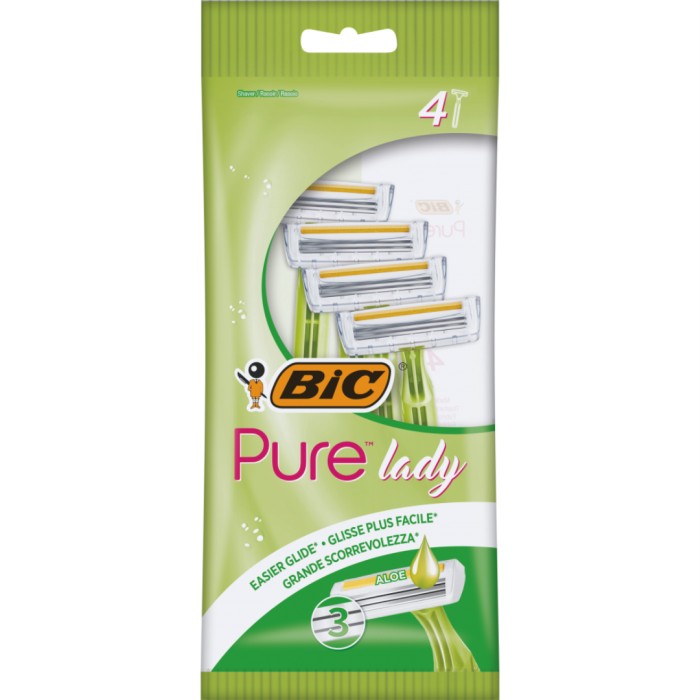 BIC Pure Lady Green rakhyvlar 4 st