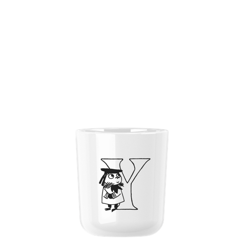 RIG-TIG - Moomin ABC mugg - Moomin white - 0.2 l