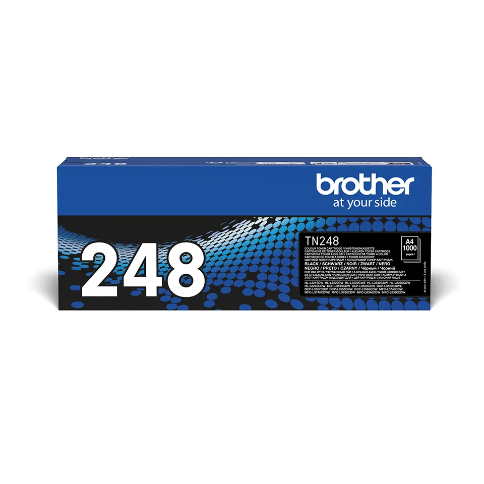 Brother TN248BK, svart tonerkassett