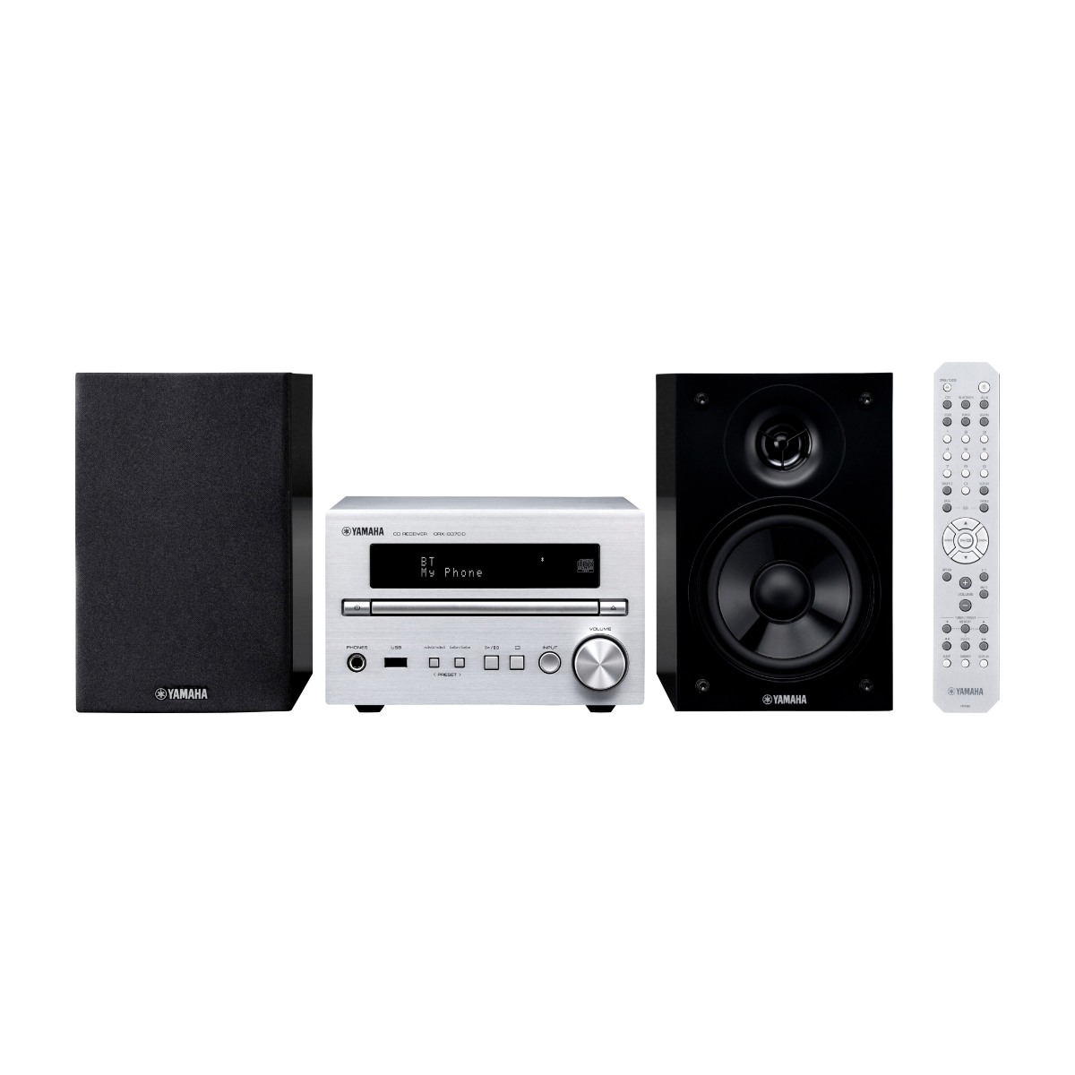 Yamaha MCR-B370D Stereo, silver, bild 2