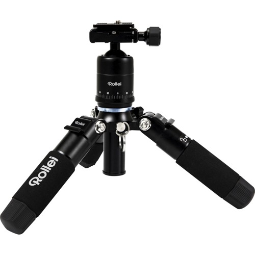 Rollei M5-Mini Stativ digital/Film Kameror 3 Ben svart, blå