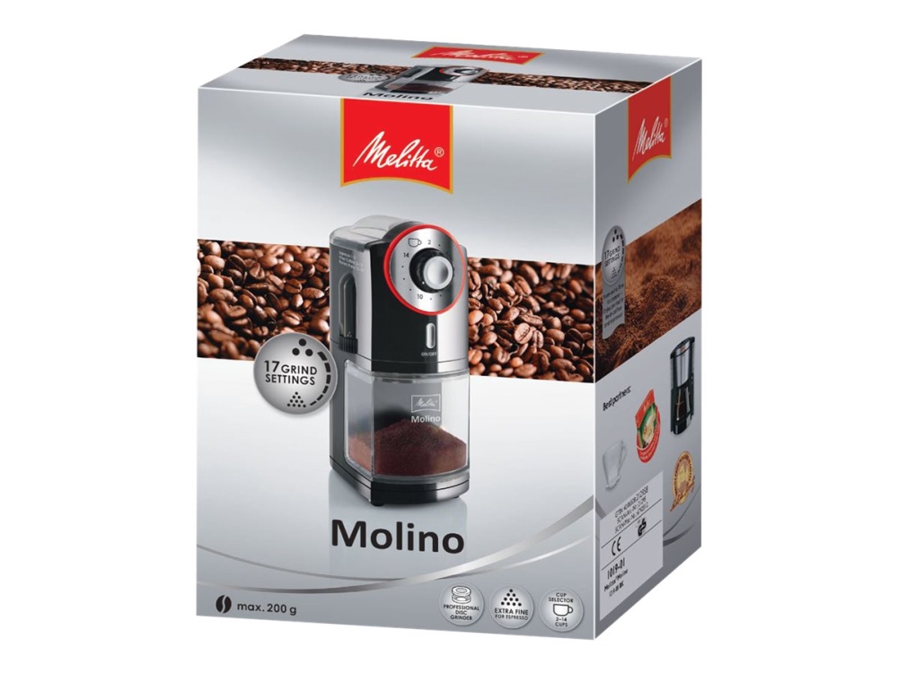 Melitta Molino - Kaffekvarn - 100 W