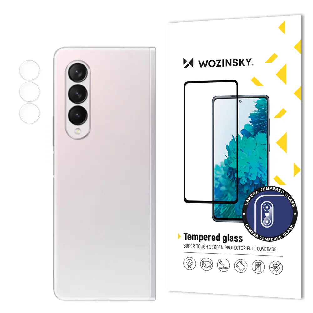 Wozinsky Kameraglas 9H härdat glas för alla kameror Samsung Galaxy Z Fold 3-kamera