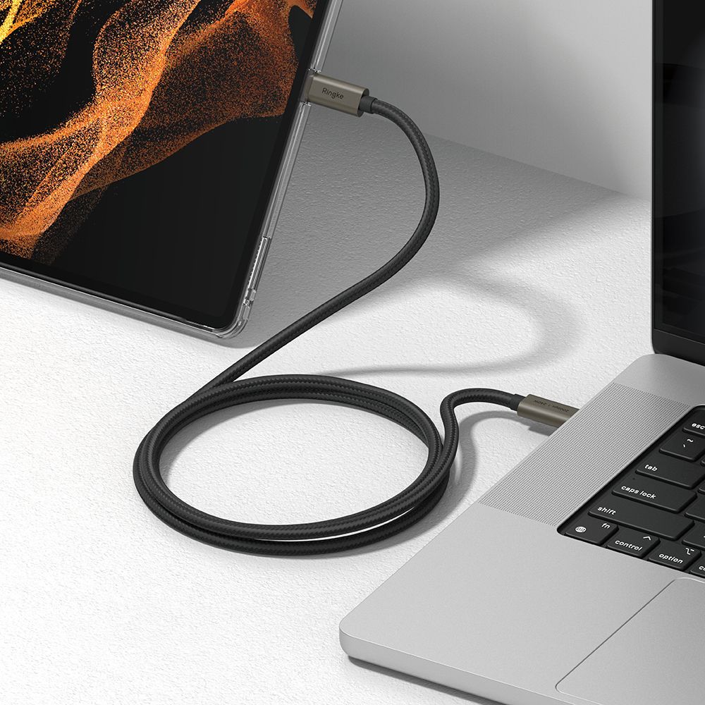 Ringke USB-C 3.2 Gen. PD240W Kabel 200cm - Svart, bild 5