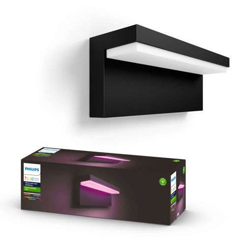 Philips Hue Nyro svart vägglampa