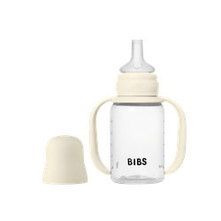 BIBS Baby Sippy Bottle 150 ml, Ivory, bild 2