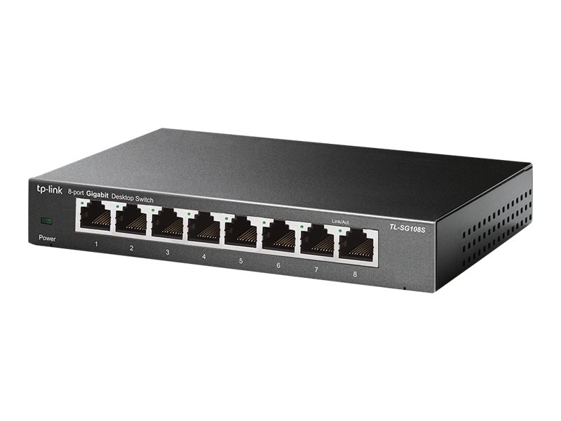 TP-Link Tl-SG108S 8-port nätverksomkopplare, bild 2