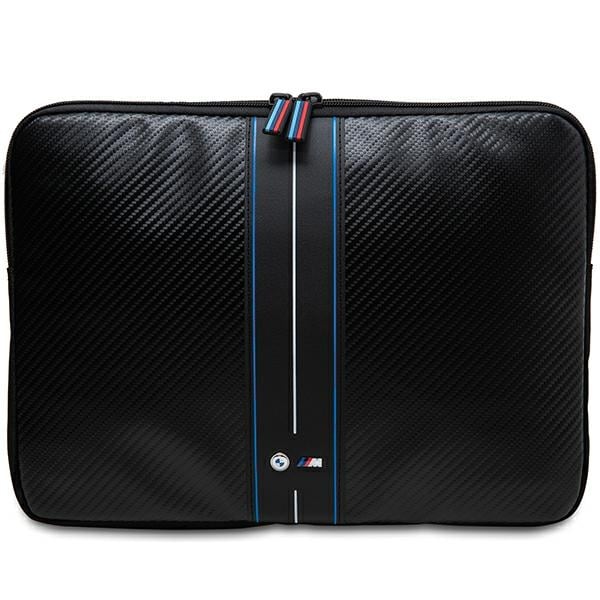 BMW Carbon & Blue Stripe fodral för en 14" bärbar dator - svart