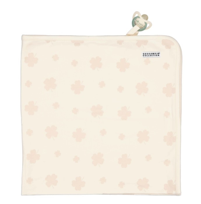 Geggamoja Babyfilt Bambu Klöver Beige, One size
