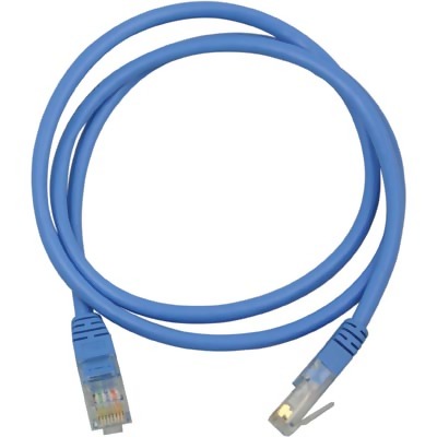 Nätverkskabel oskärmad Cat.6, RJ45, 2 meter - Blå