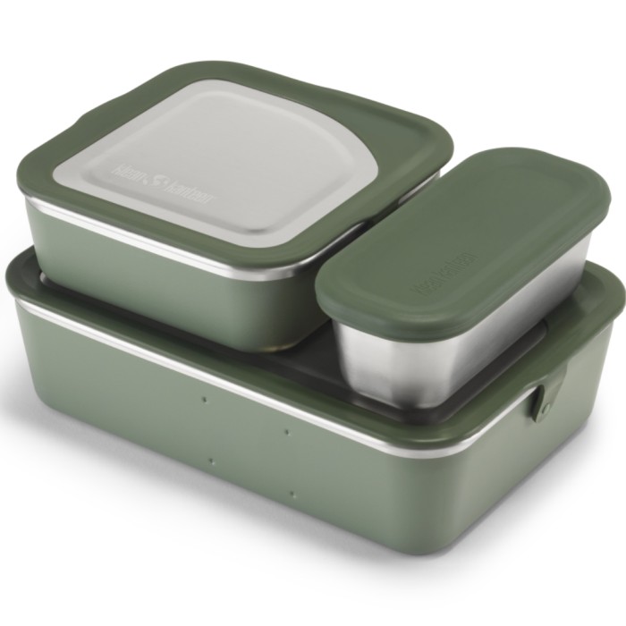 Klean Kanteen Family Set (Big Meal, Lunch, Snack) Sea Spray