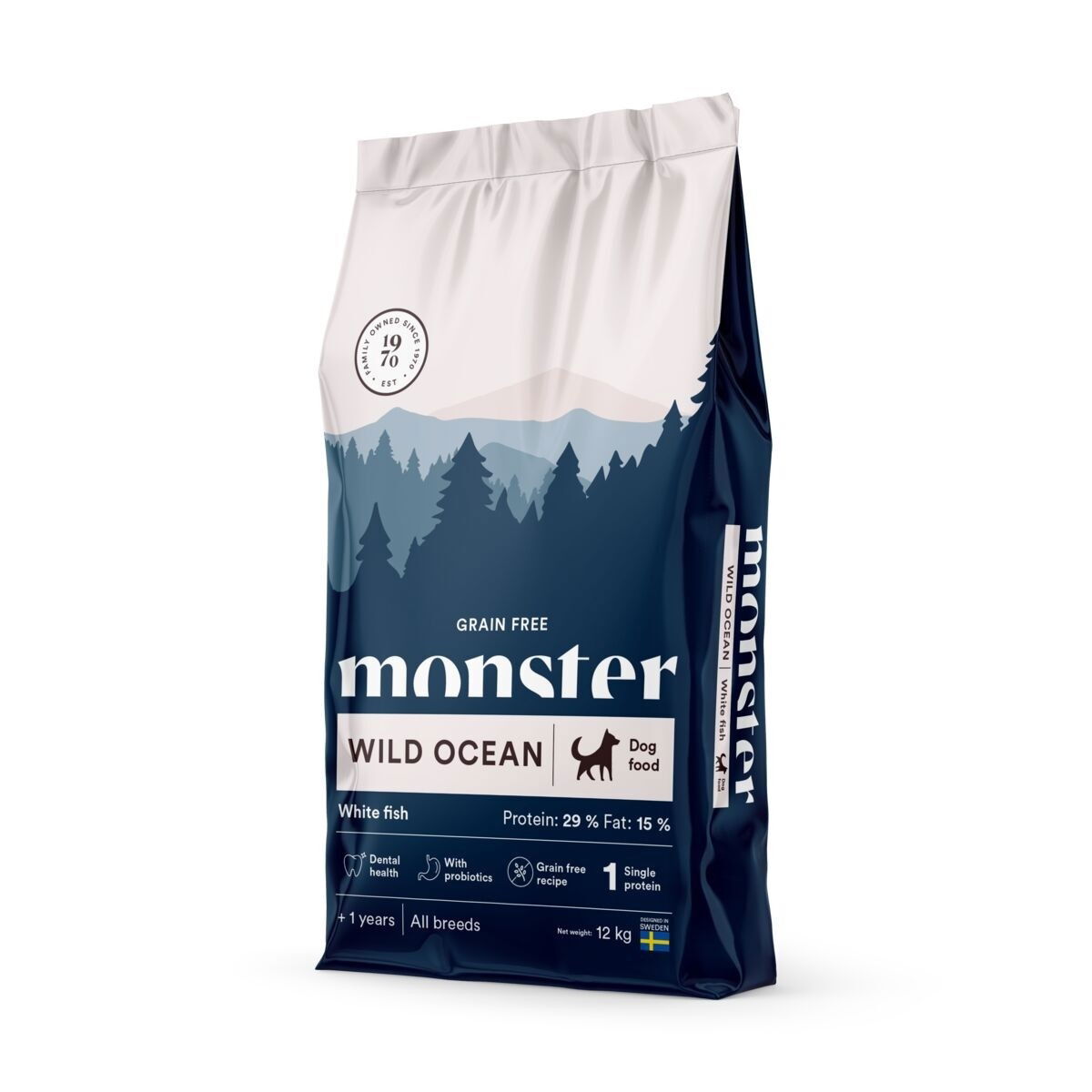 Monster Dog Grain Free Wild Ocean Torrfoder till Hund 2 kg