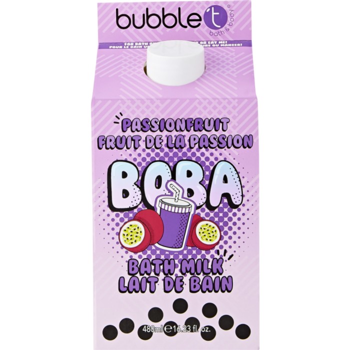 BubbleT Boba Passionfruit Bath Milk 480 ml