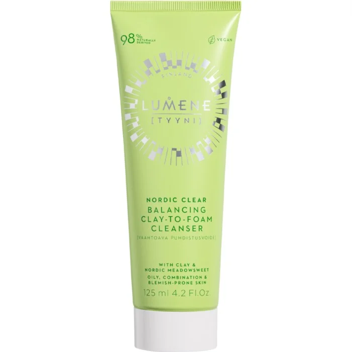 Lumene Nordic Clear Balancing Clay-to-Foam Cleanser 125 ml, bild 2