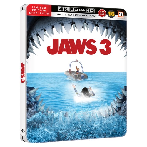 Dødens Gab 3 / Jaws 3 (4K UHD + Blu-ray / Limited Steelbook)