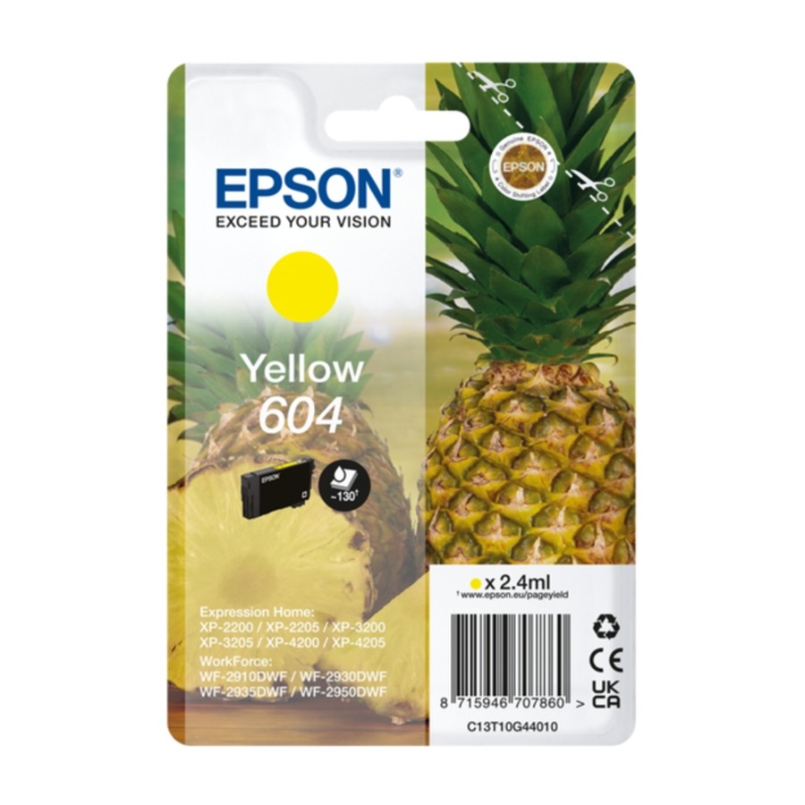 Epson T604, gul bläckpatron, bild 5
