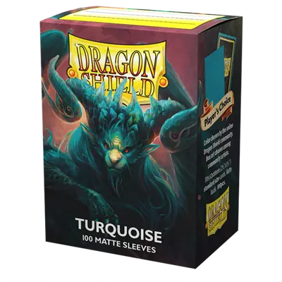 Dragon Shield Matte Turquoise (100 ct)