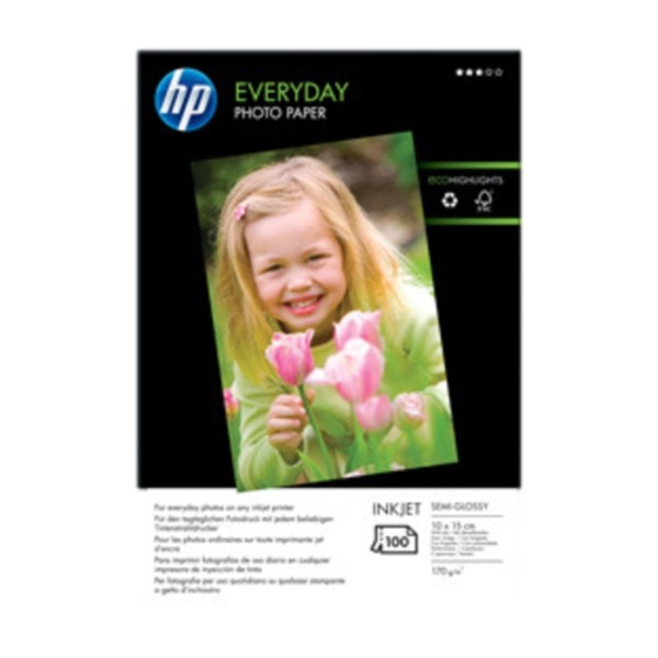 HP CR757A 10X15CM Everyday Glossy Photo Paper - 100 ark