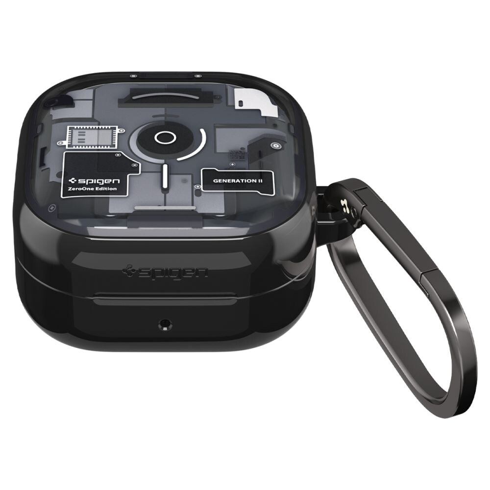 Spigen Ultra Hybrid - zero one black - Samsung Galaxy Buds 4 Pro/4, bild 3