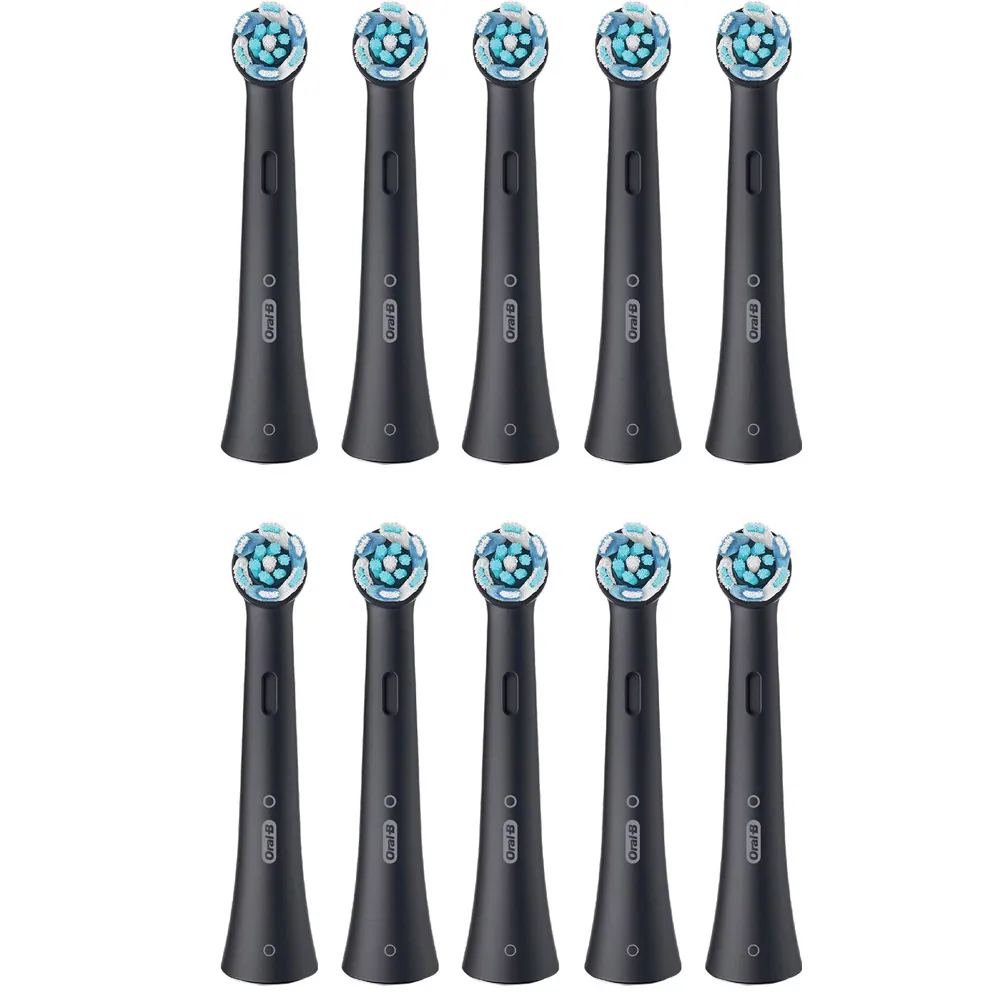 Oral-B iO Series Ultimate Clean tandborsthuvuden – svarta – 10-pack