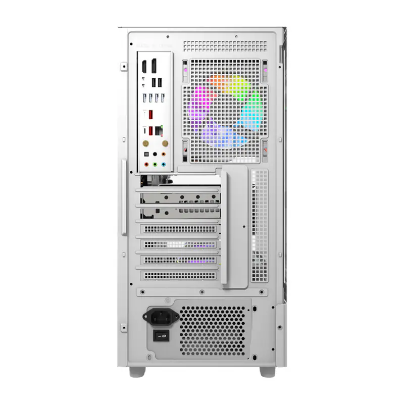 Darkflash DS950 Computer Case + 6 Fans - Chassi - Vit, bild 5