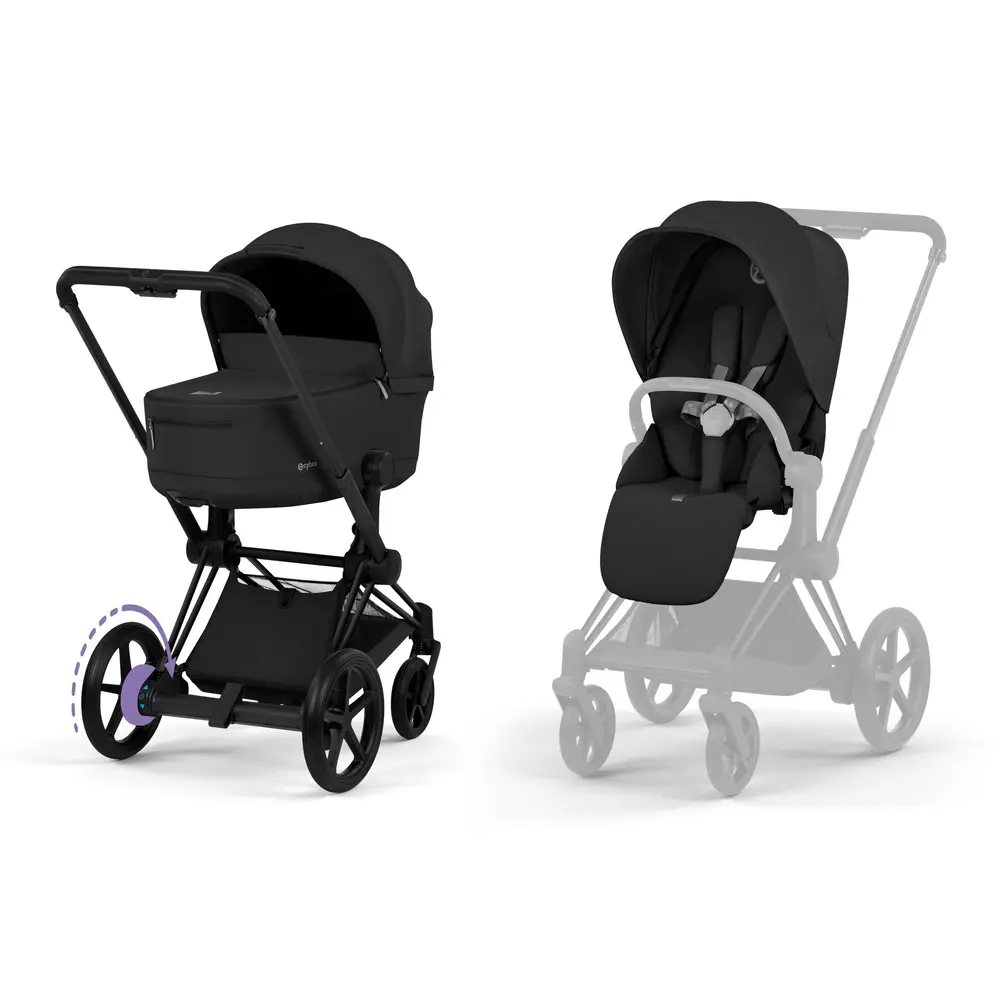 Cybex ePriam Barnvagn - Sepia Black/Matt Black