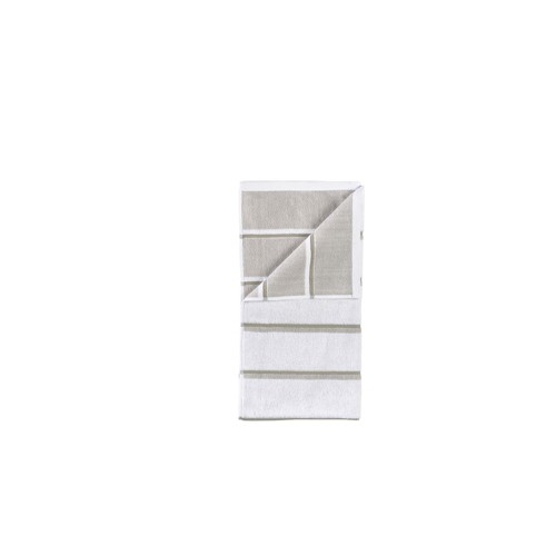Zone Denmark – Bastuhandduk 100x50 Cm – Vit, Ljusgrå, Eukalyptus