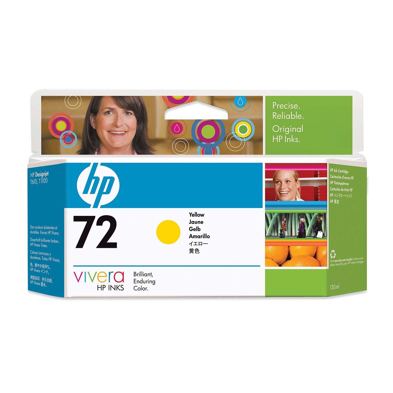 HP 72 130Ml (gul), bild 3