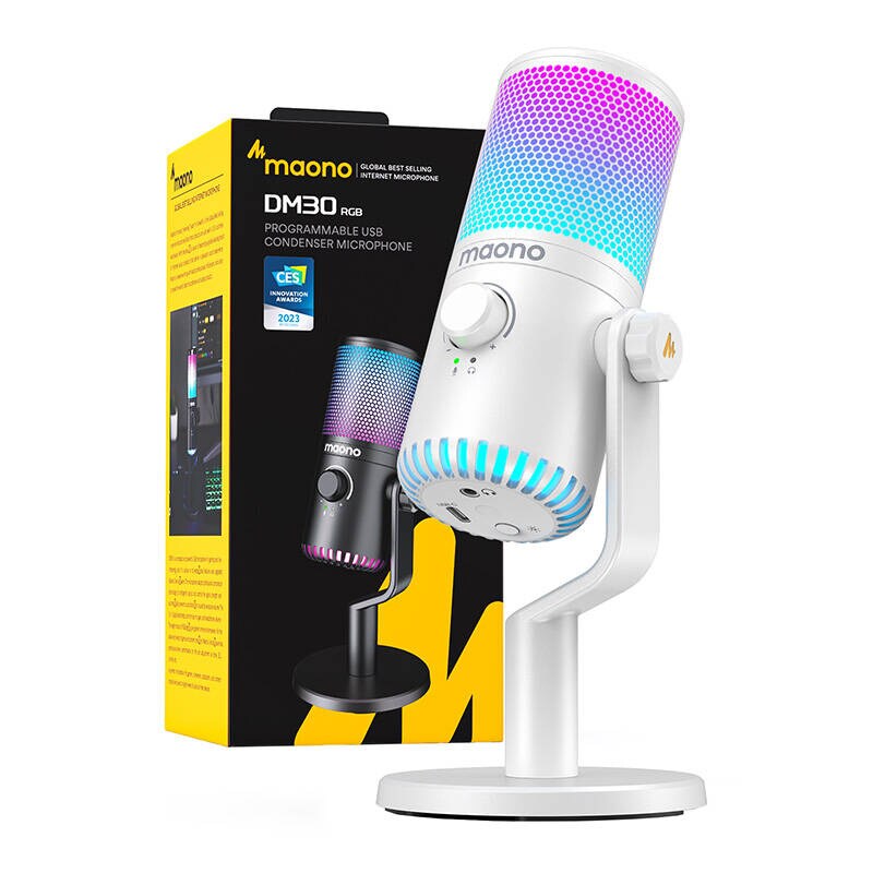 Maono Gaming Microphone DM30RGB (white), bild 3