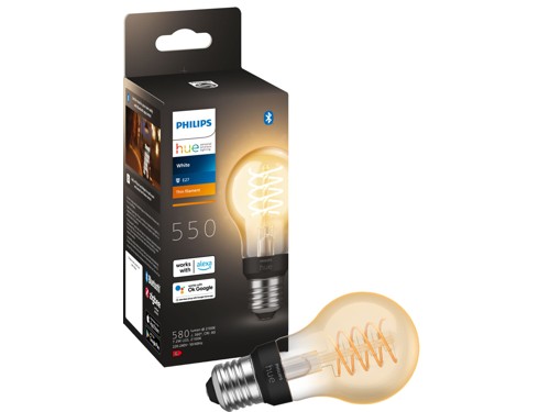 Philips Hue W glödlampa 7.2W Filament A60 E27, bild 2