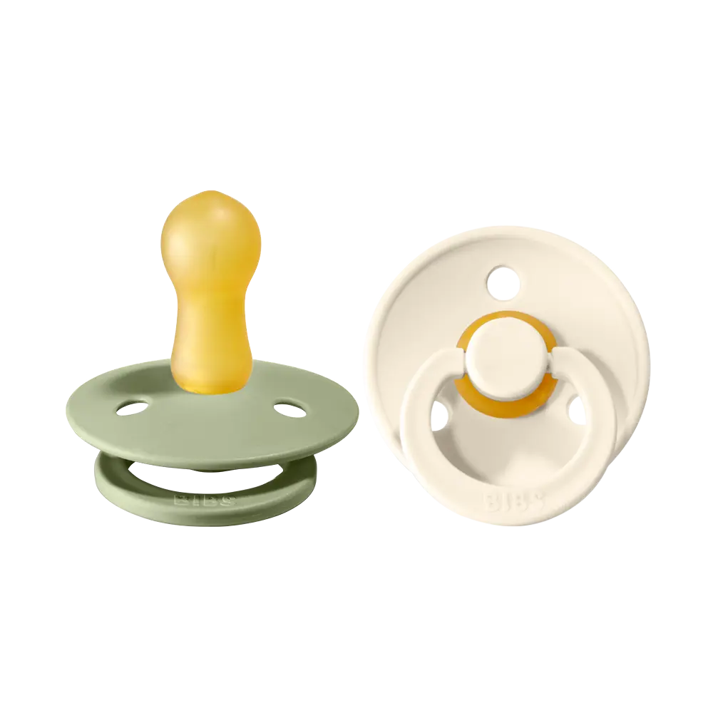 BIBS Pacifier Colour Latex Ivory/Sage Size 2 2 st, bild 3