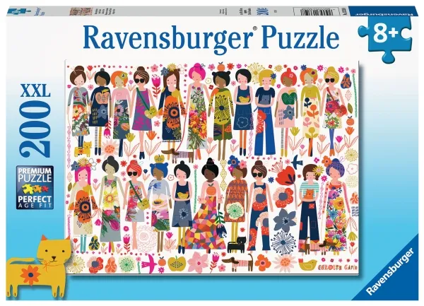 Ravensburger pussel: Flowers And Friends XXL 200 Bitar