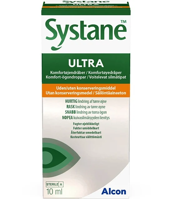Systane Ultra MDPF ögondroppar droppflaska, 10 ml