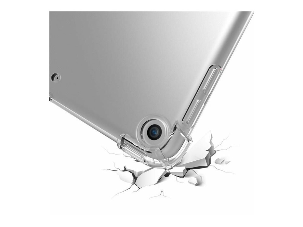 eSTUFF ORLANDO - Baksidesskydd för surfplatta - genomskinligt - termoplastisk polyuretan (TPU) - transparent - för Apple 10.9-inch iPad (10:e generation)