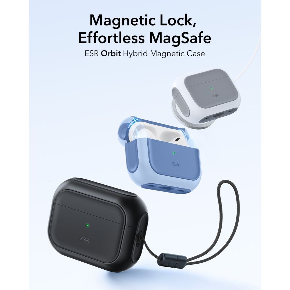 ESR Orbit HaloLock MagSafe-fodral för AirPods Pro 3 – svart, bild 2