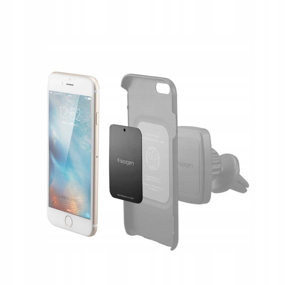 Spigen Kuel A210 - Metallplatta för mobiltelefon - svart (paket om 4), bild 3
