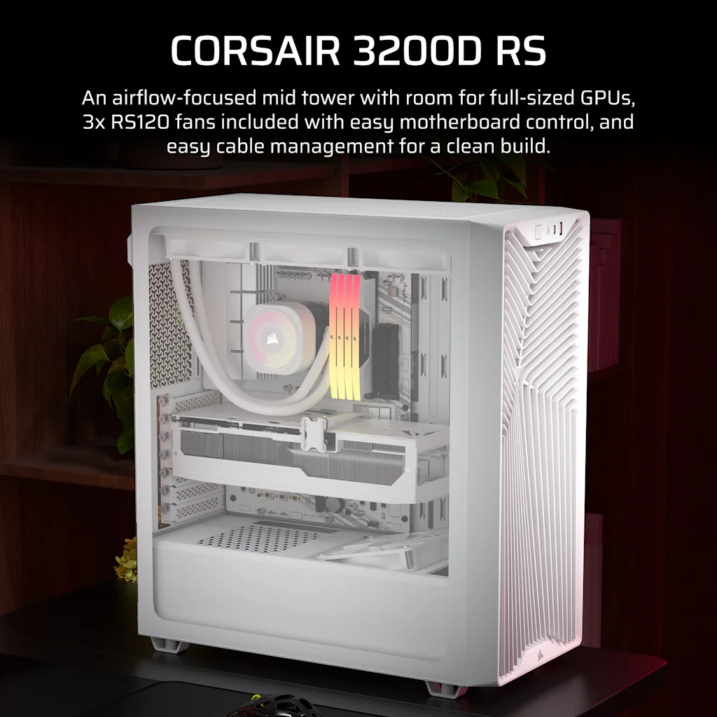 Corsair 3200D RS Vit, bild 3