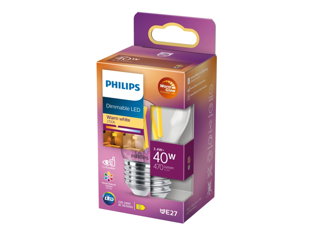 Philips Lustre LED-lampa 3W E27