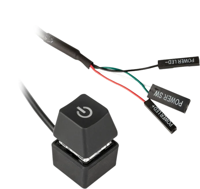 Kolink External Power Button with Cable - 1650mm