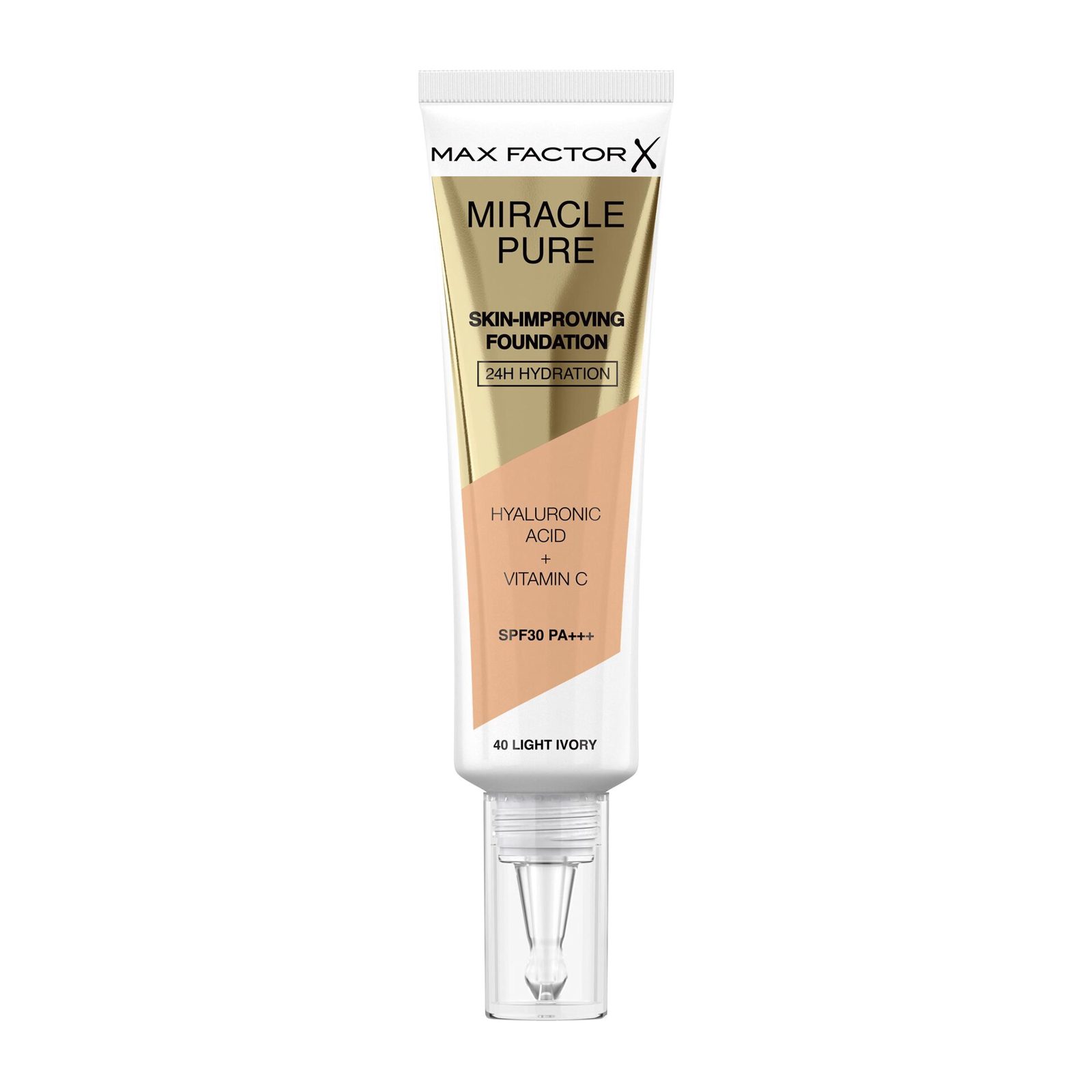 Max Factor Miracle Pure Skin Improving Foundation 40 Light Ivory