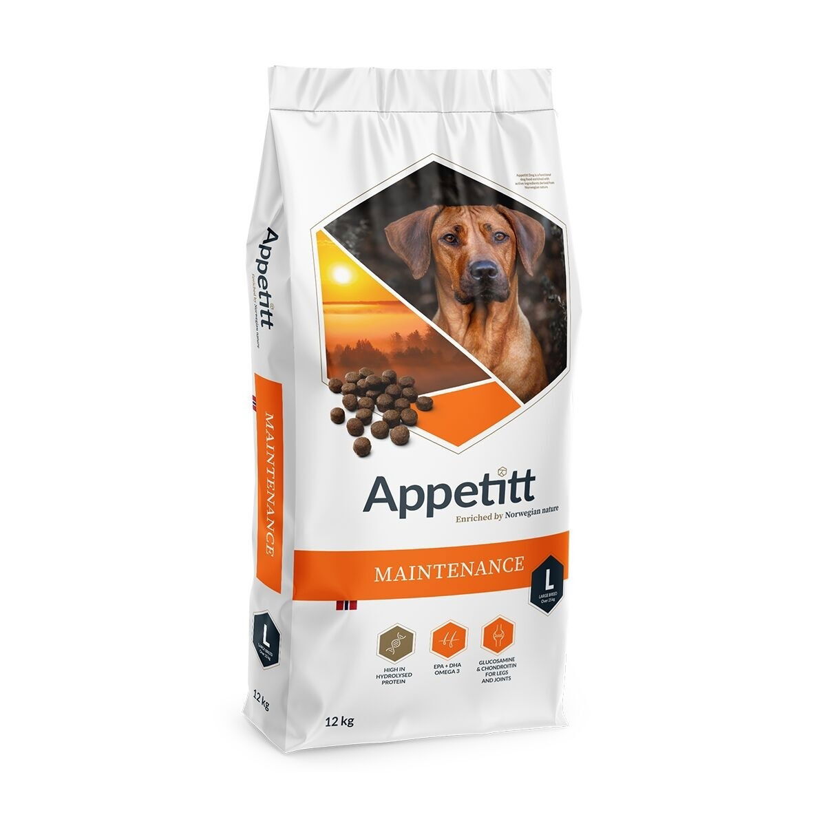 Appetitt Dog Maintenance Large Torrfoder till Hund 12 kg