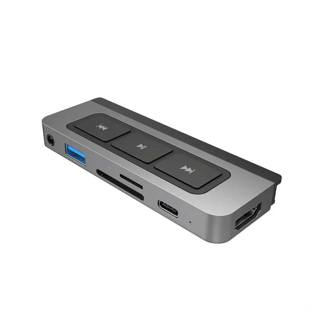 HyperDrive Media USB-C Nav 6i1 / USB-C-hubb för iPad / iPad USB-C-adapter