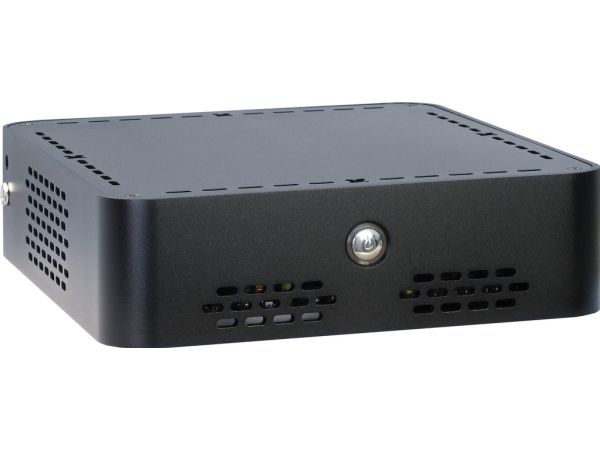 Inter-Tech IT-3900 NUC UCFF-datorchassi 60 W nätaggregat, svart
