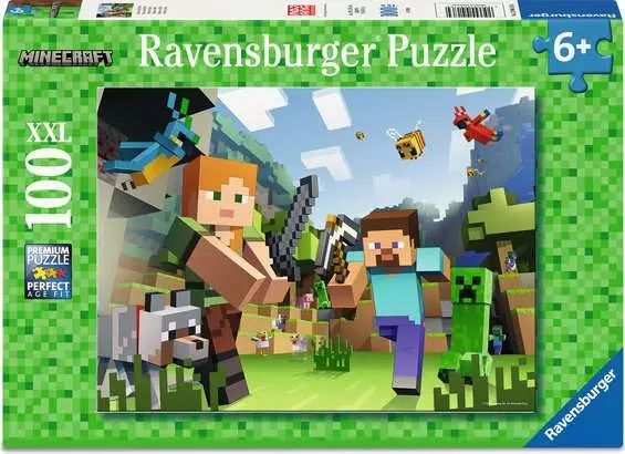 Ravensburger Minecraft Steve and Alex Pussel XXL (100 bitar)