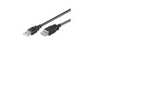 Förlängningskabel för USB Svart 3 m