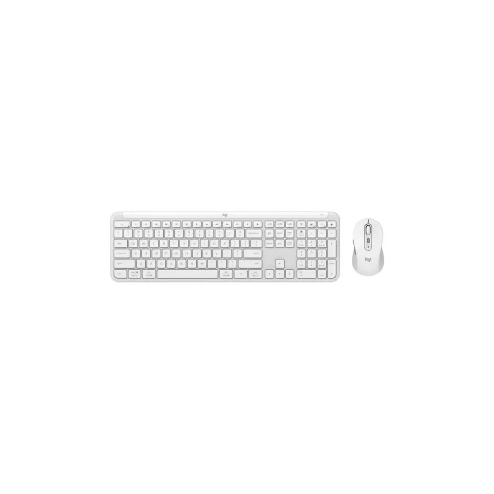 Logitech MK950 Slim Combo tangentbord med mus (vitt)