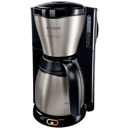 Philips Café Gaia HD7548 - Kaffemaskin - 15 koppar - metall/svart