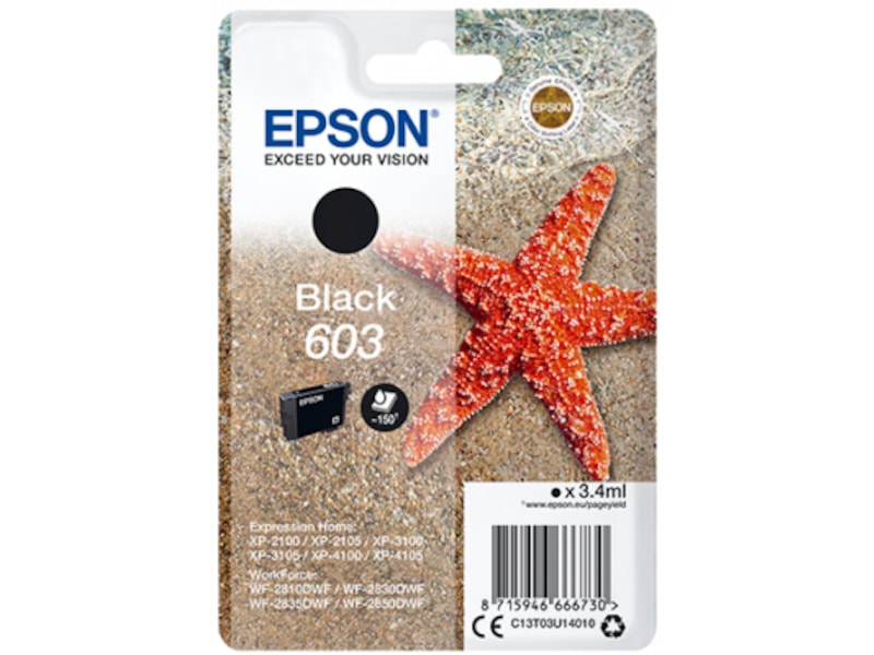 Epson Singlepack, black 603 bläckpatron, bild 3