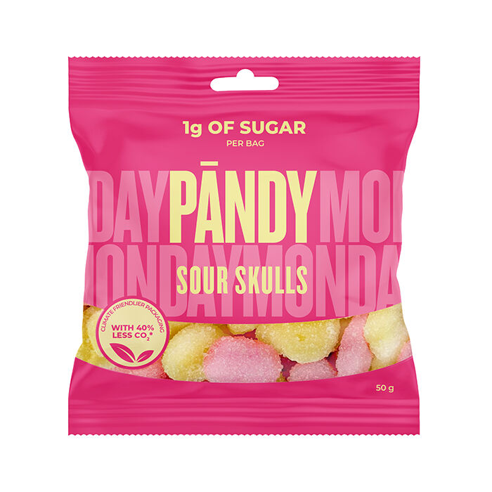 Pändy Candy, Sour Skulls, 50 g, bild 2