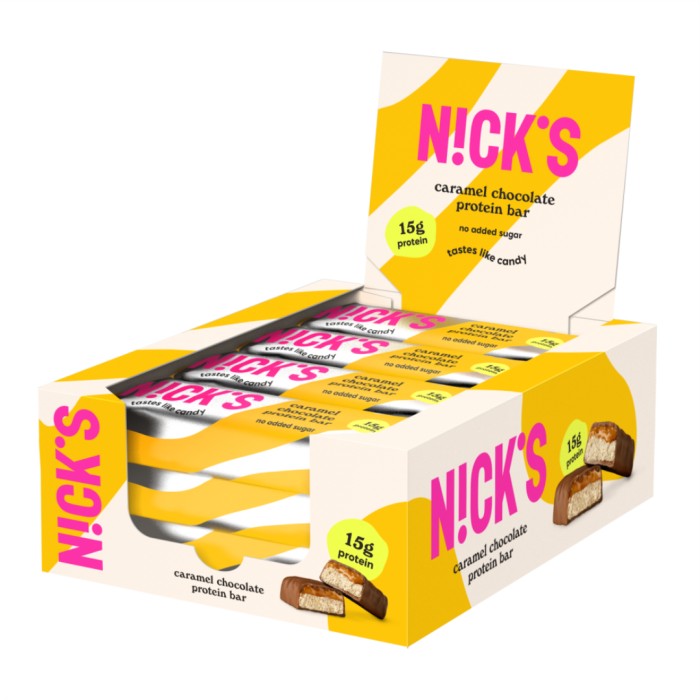 Nicks Protein Bar Caramel Chocolate 12 st